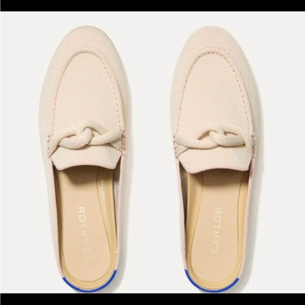Rothy's Blush Pink Loafer Mules